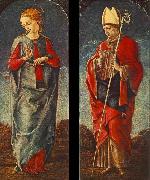 Cosimo Tura Virgin Announced and St Maurelio oil painting artist